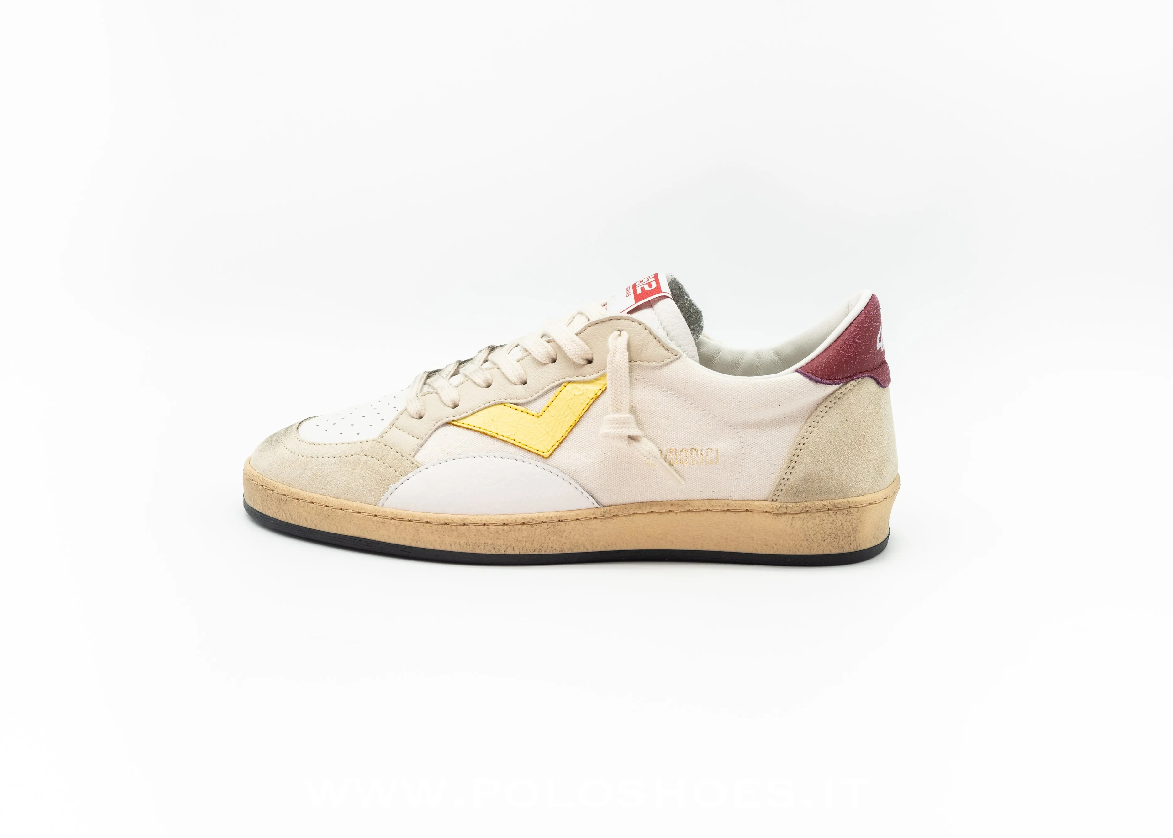 4B12 - PLAY NEW SNEAKERS CANVAS BORDO'
