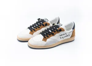4B12- SNEAKERS PLAY BIANCO BROWN