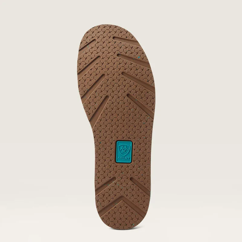 Ariat Aztec Teal Suede Cruiser