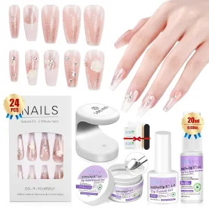 Bride Press On Nails Easy Kit