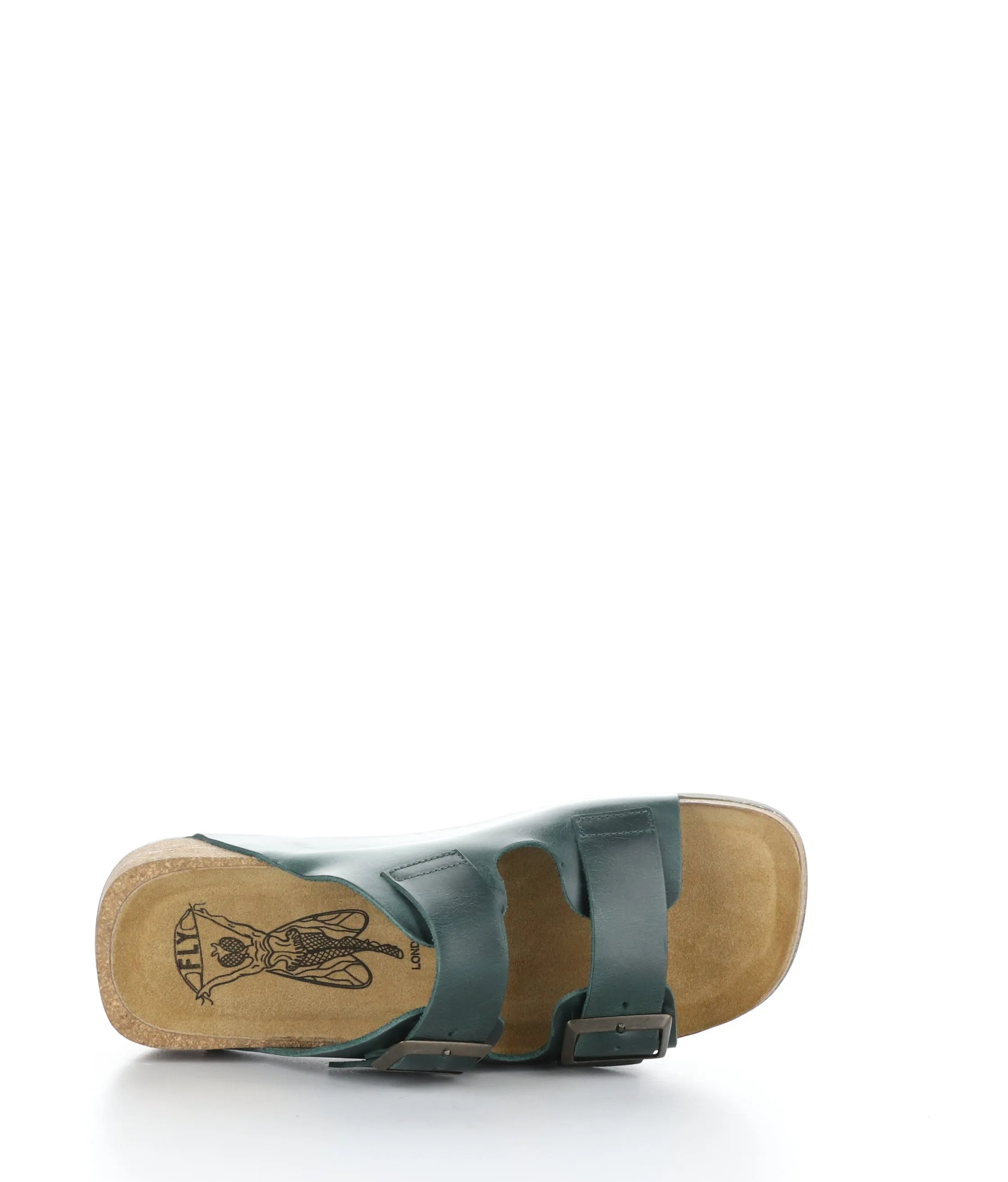 CAJA721FLY PETROL Round Toe Shoes|CAJA721FLY Chaussures �� Bout Rond in Vert