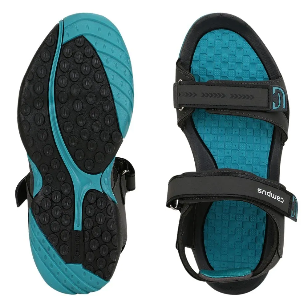 Campus Men's 2GC-18 D.GRY/T.BLU Sports Sandals - 10UK/2GC-18