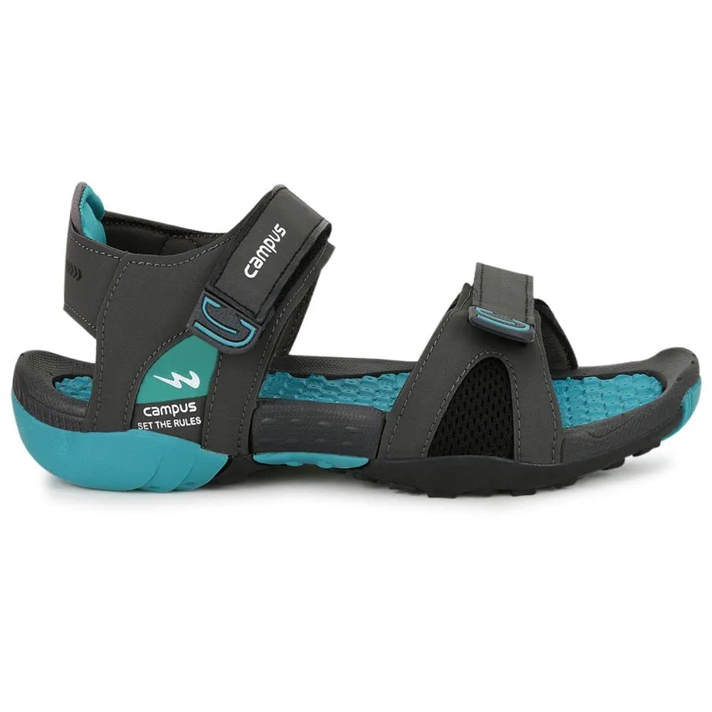Campus Men's 2GC-18 D.GRY/T.BLU Sports Sandals - 10UK/2GC-18
