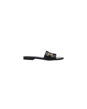 CHLOÉ MARCIE SLIDES BLACK