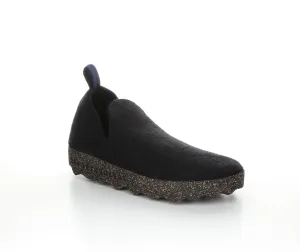 CITY Black Round Toe Shoes|CITY Chaussures �� Bout Rond in Noir