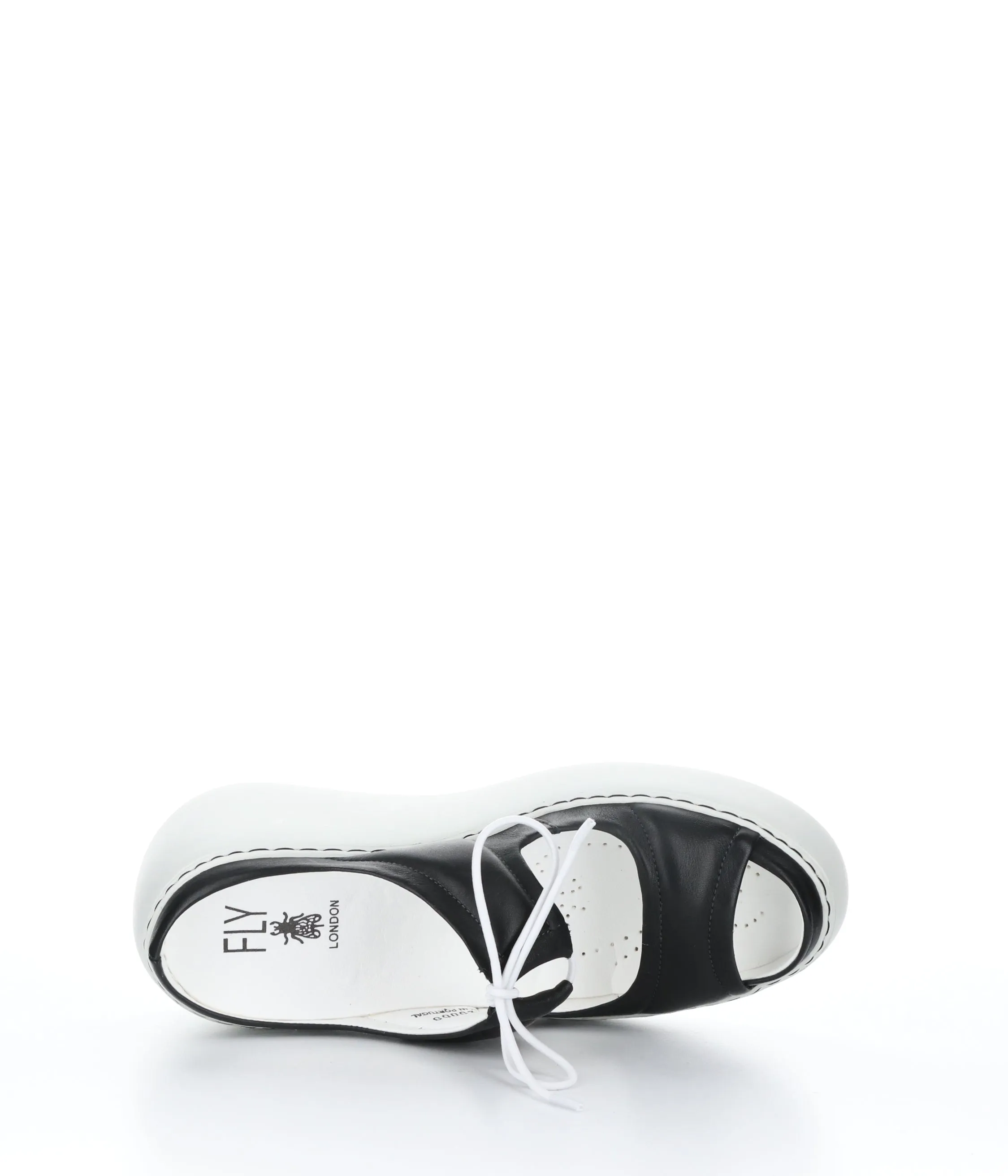 DARE520FLY BLACK Round Toe Shoes|DARE520FLY Chaussures �� Bout Rond in Noir