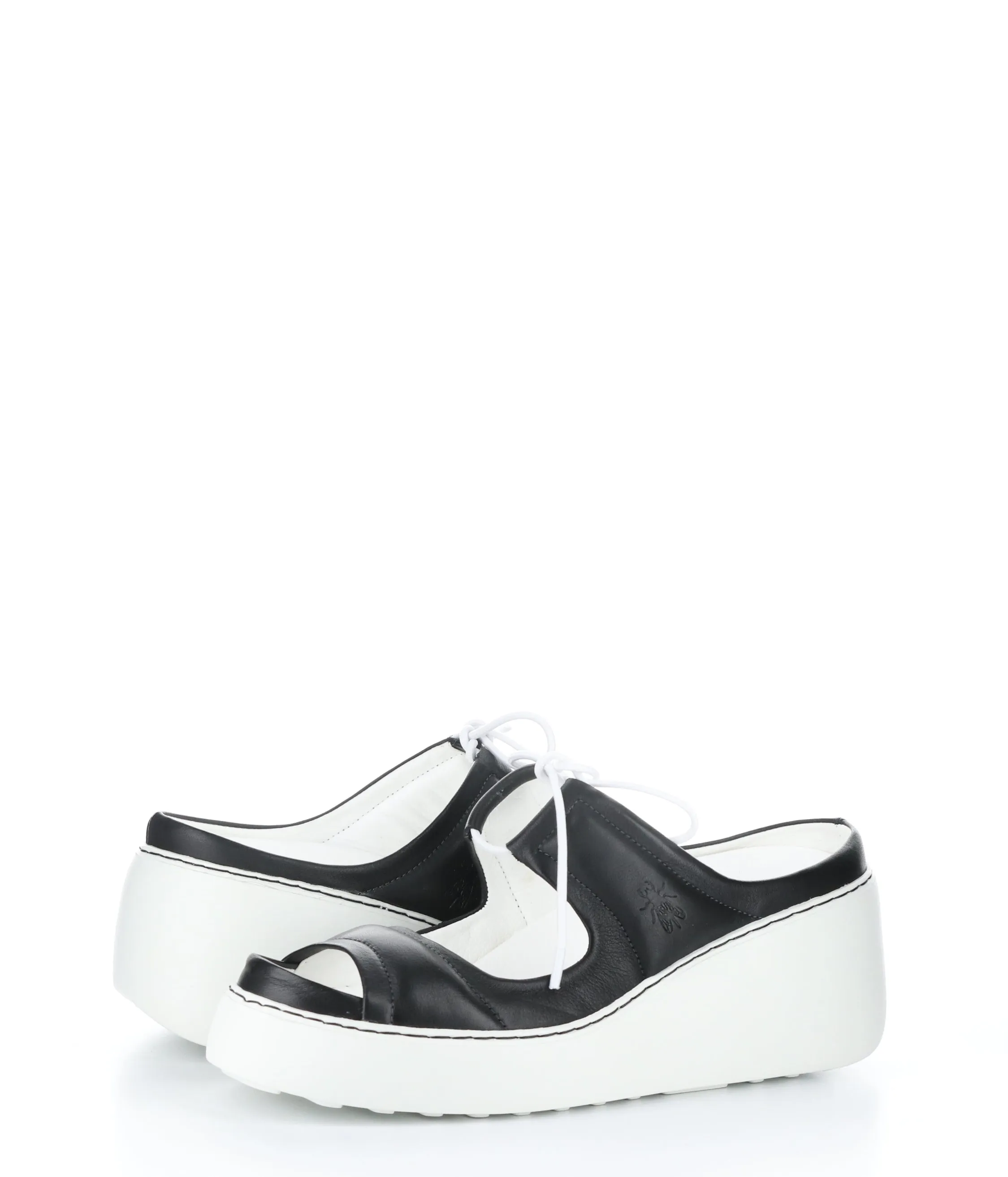 DARE520FLY BLACK Round Toe Shoes|DARE520FLY Chaussures �� Bout Rond in Noir