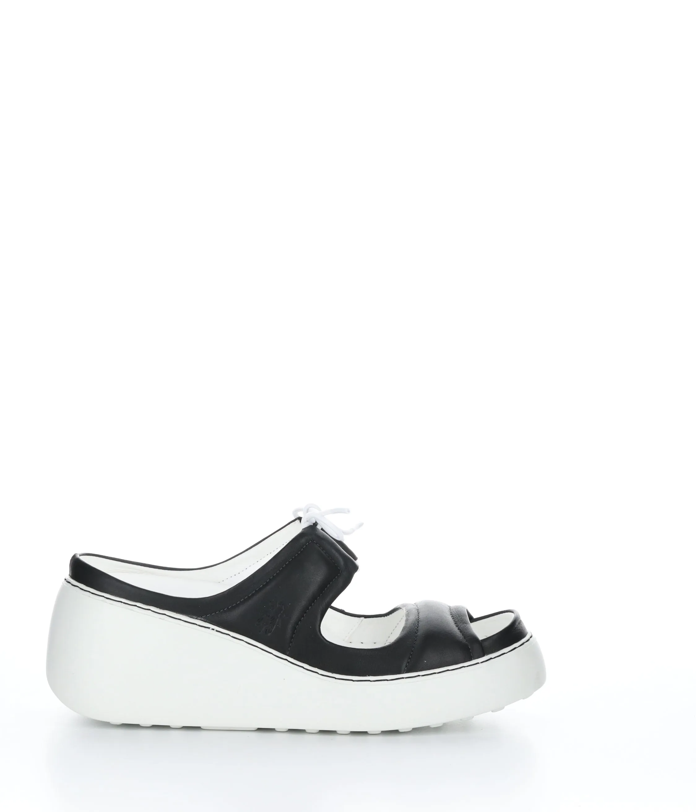 DARE520FLY BLACK Round Toe Shoes|DARE520FLY Chaussures �� Bout Rond in Noir