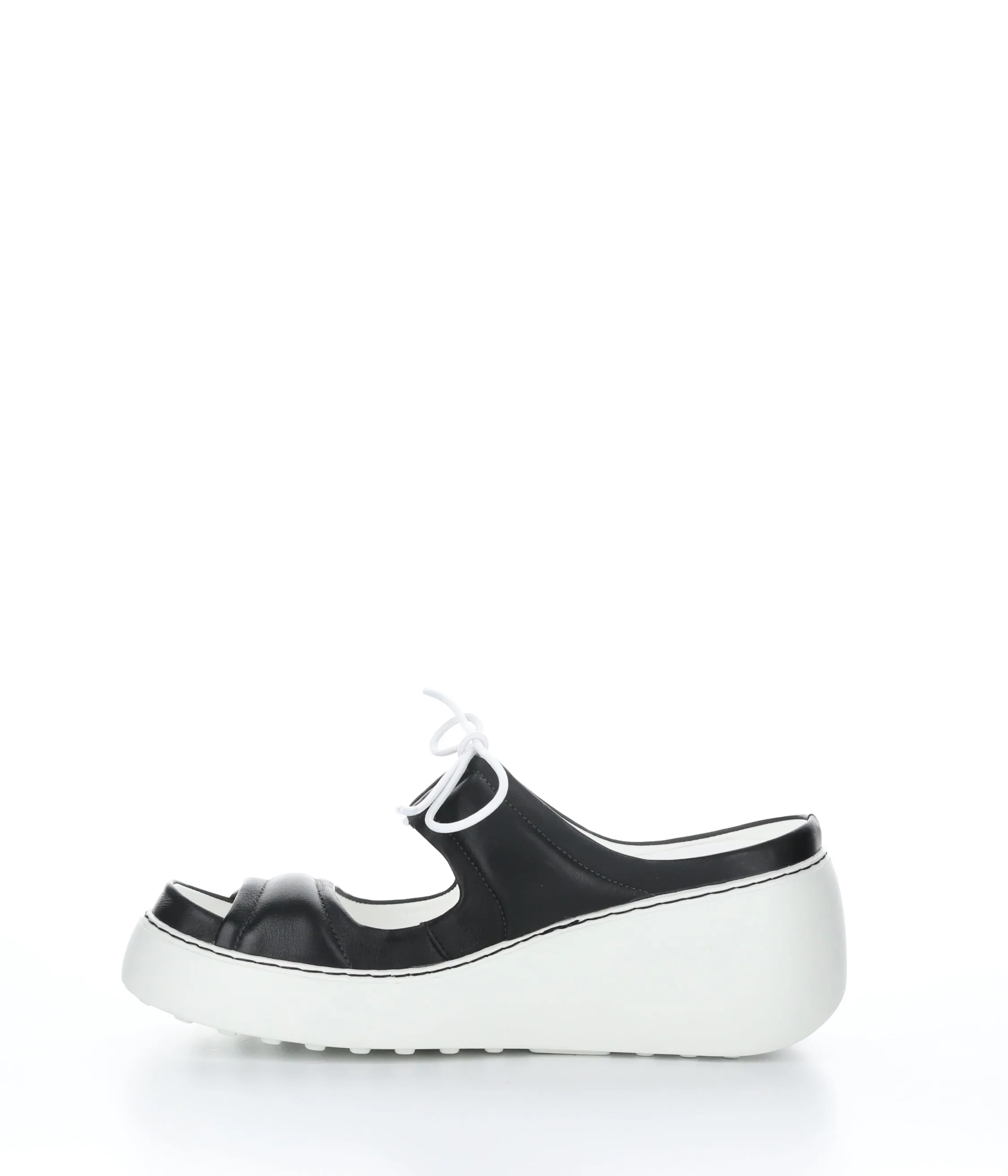 DARE520FLY BLACK Round Toe Shoes|DARE520FLY Chaussures �� Bout Rond in Noir