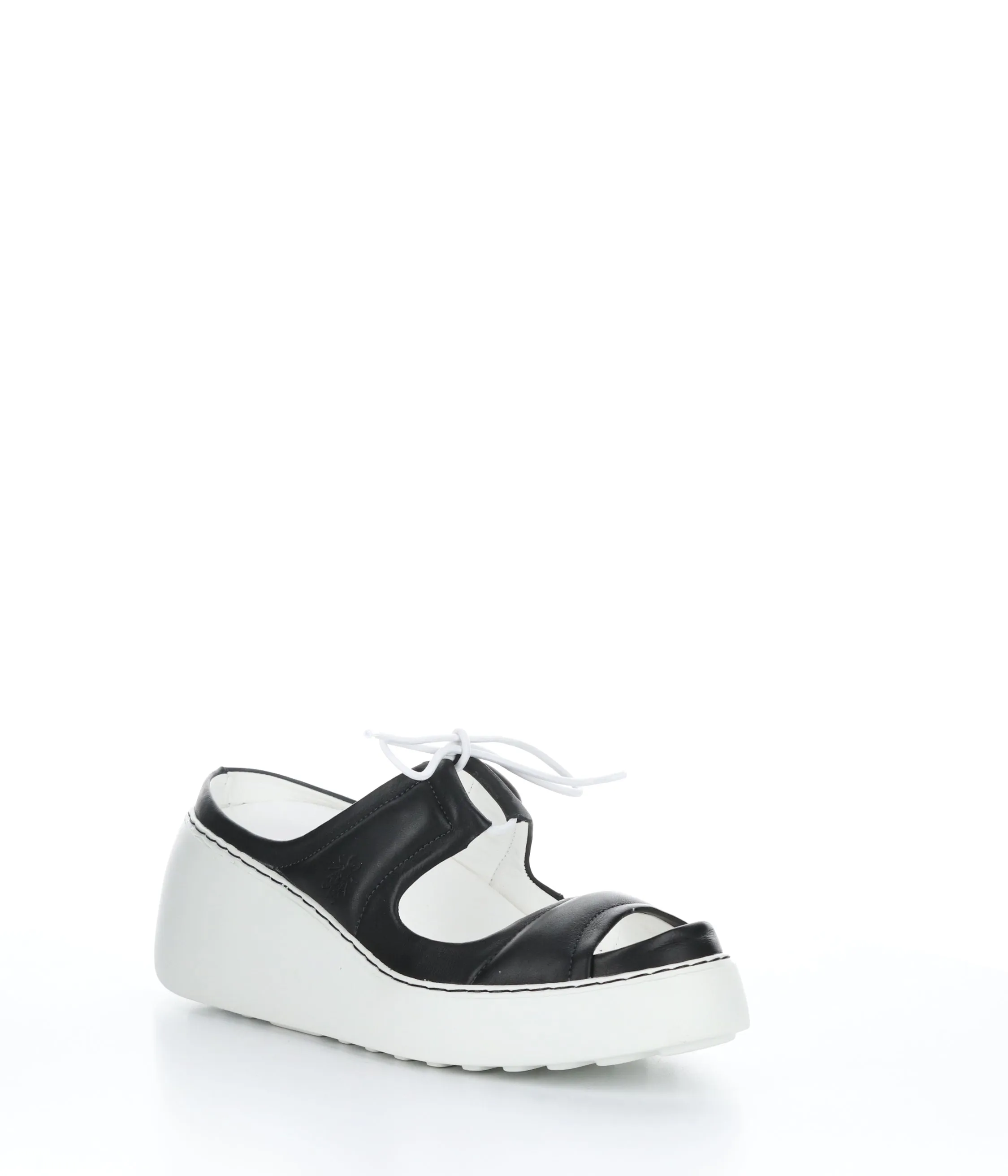 DARE520FLY BLACK Round Toe Shoes|DARE520FLY Chaussures �� Bout Rond in Noir