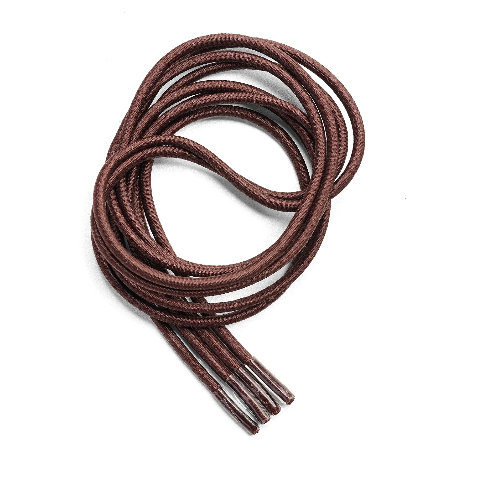 Dark Brown Round Elastic Dress Shoe Laces