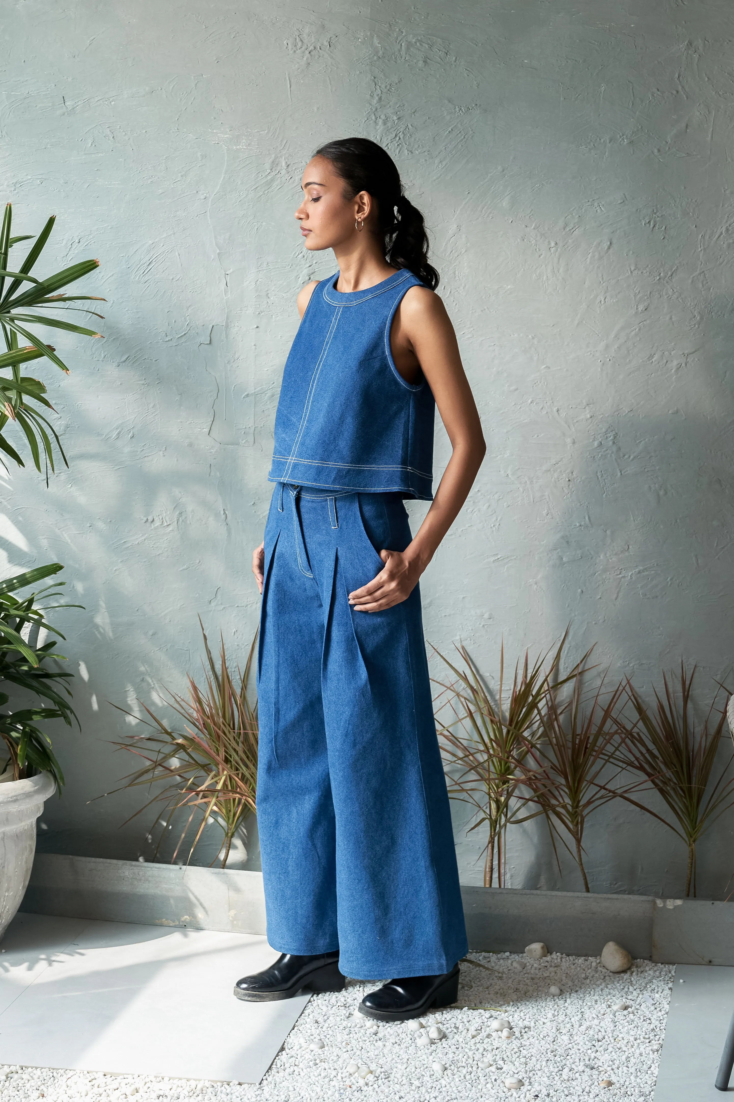 Denim Wanderlust Co-Ord Set