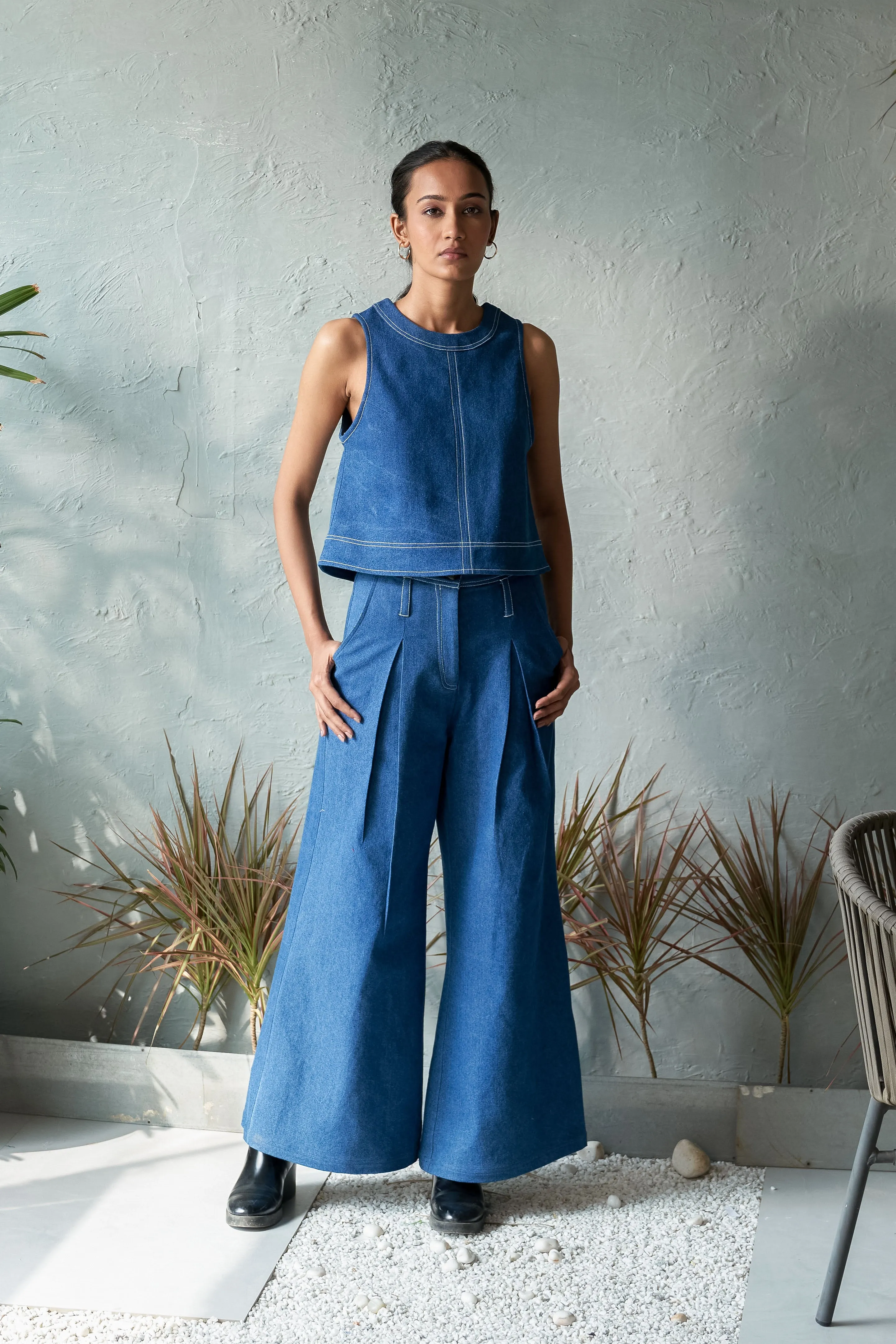 Denim Wanderlust Co-Ord Set