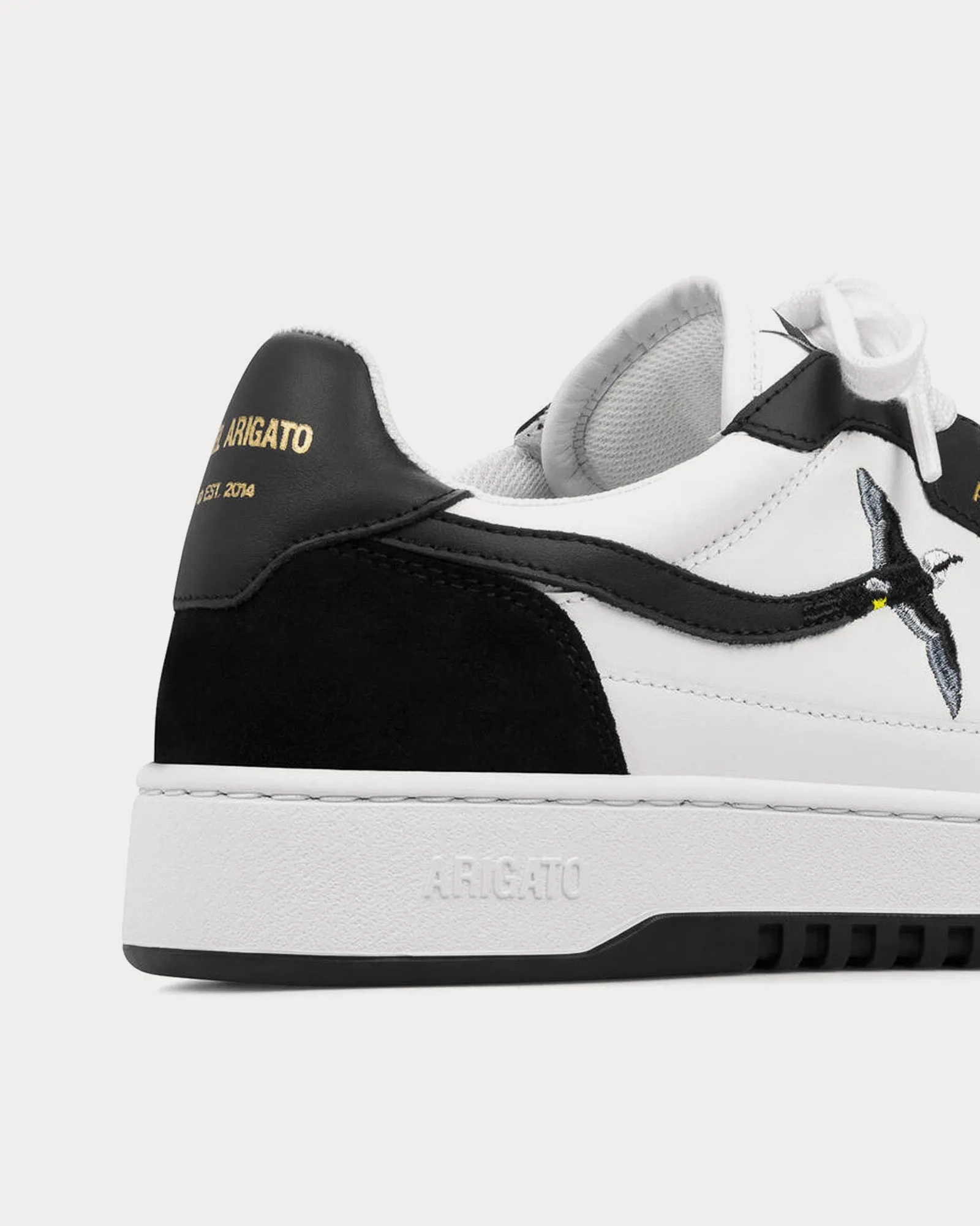 Dice Lo Bee Bird White / Black Low Top Sneakers