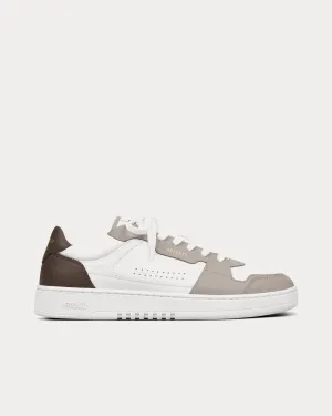 Dice Lo White / Dark Brown Low Top Sneakers