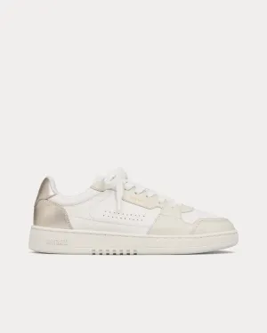 Dice Lo White / Gold Low Top Sneakers