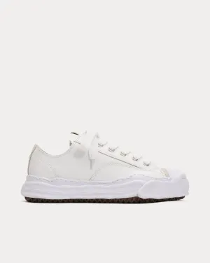 Hank OG Sole Leather White Low Top Sneakers