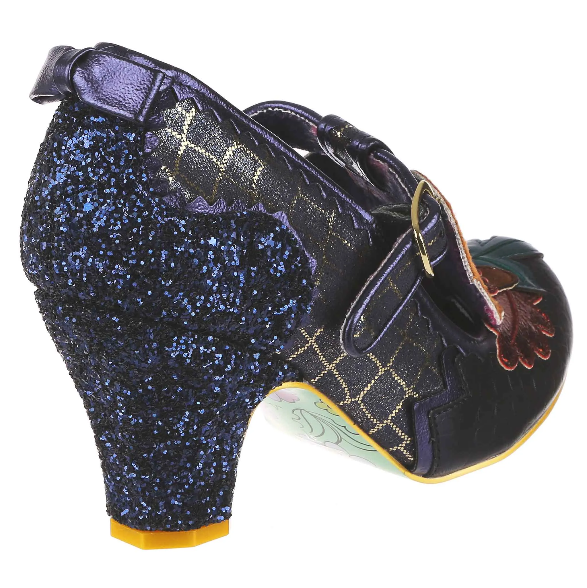 Irregular Choice Womens Feeling Foxy High Heel - Blue