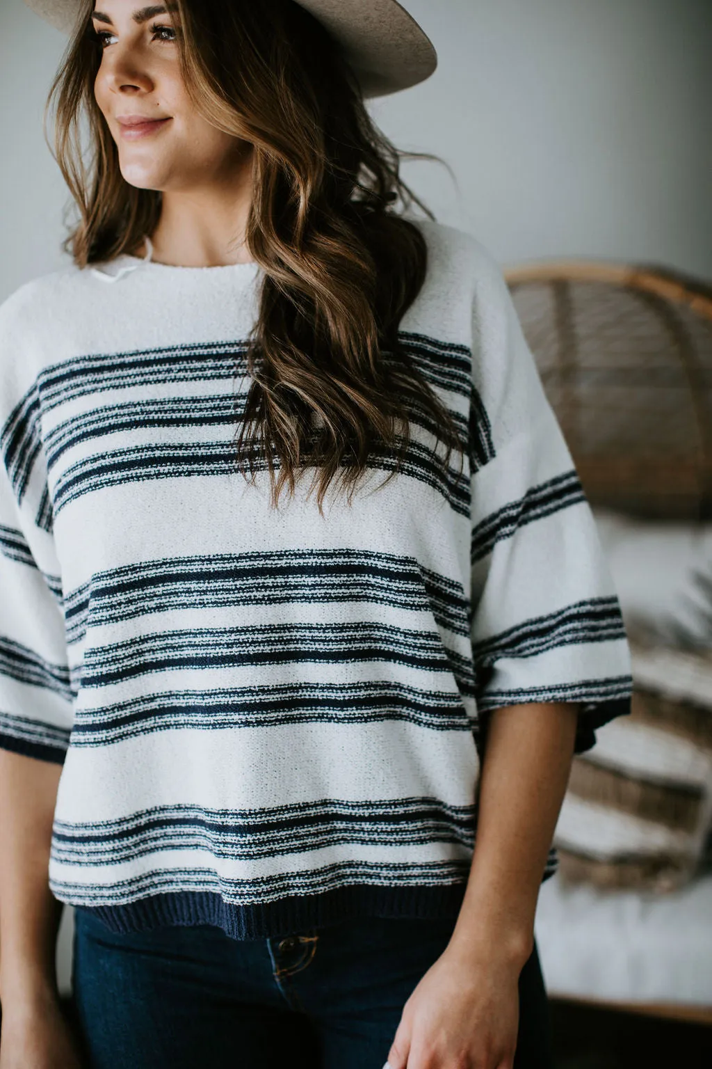 Kira Striped Knit Sweater FINAL SALE