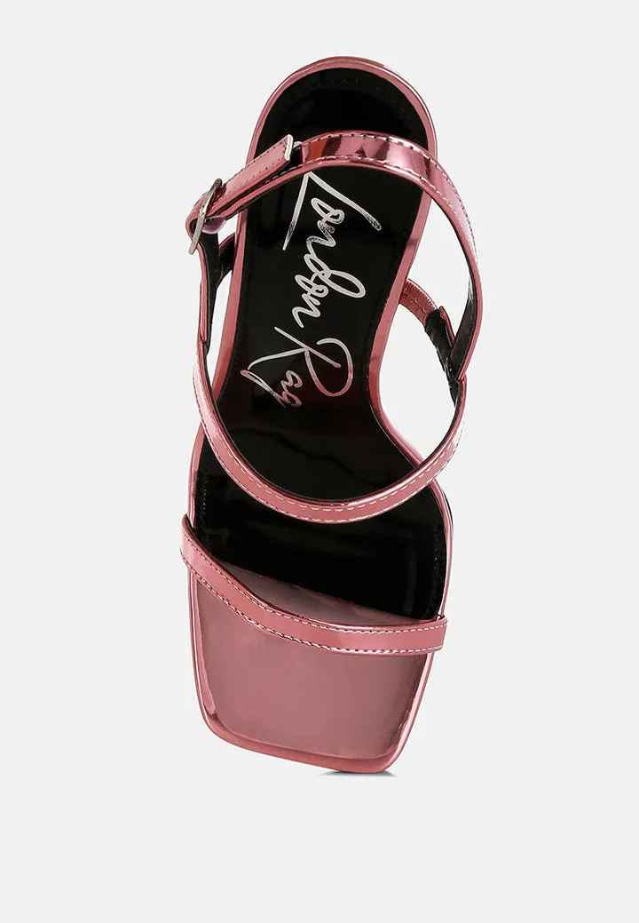 Ladra Metallic Fantasy Wedge Heel Sandals