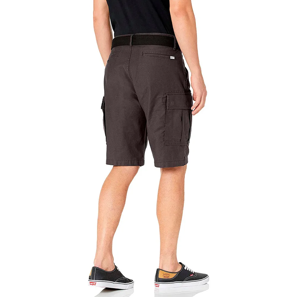 Levi's Men's Shorts Fort Cargo Casual Cotton Belted Waist Multi Pocket Shorts