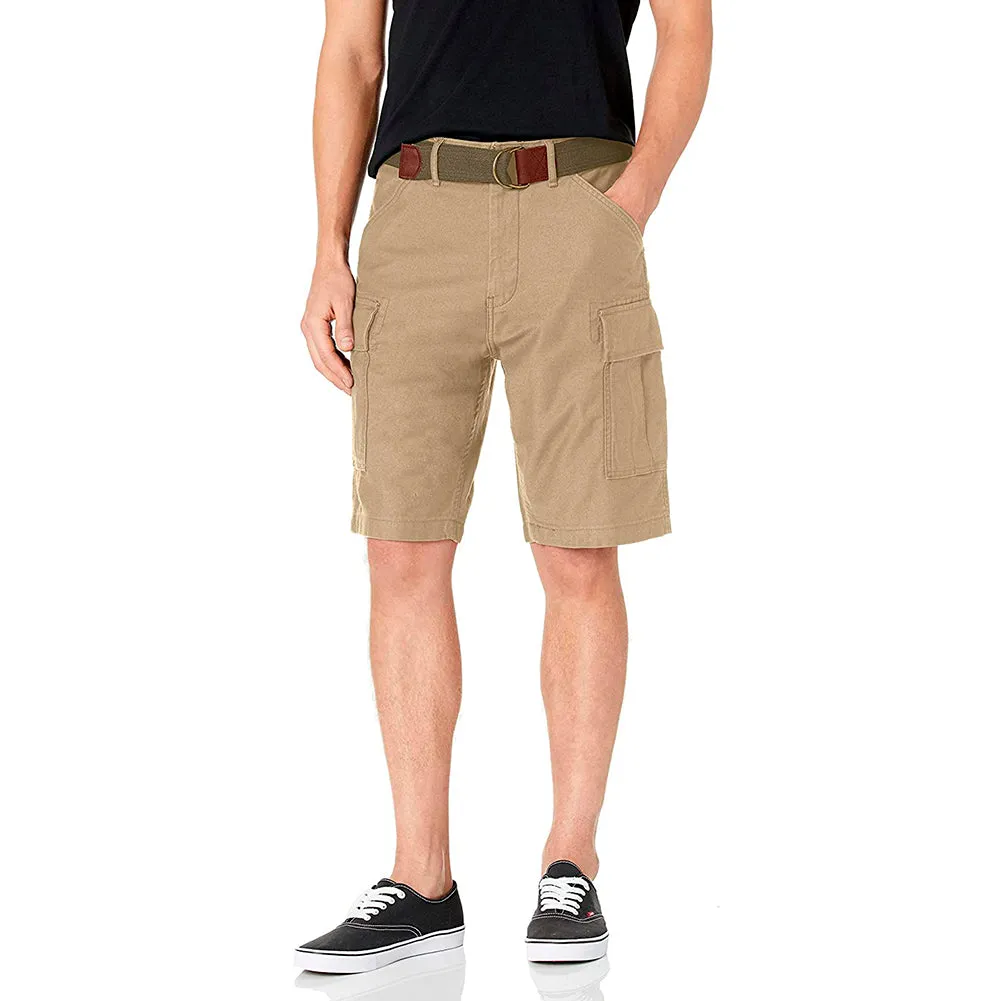 Levi's Men's Shorts Fort Cargo Casual Cotton Belted Waist Multi Pocket Shorts