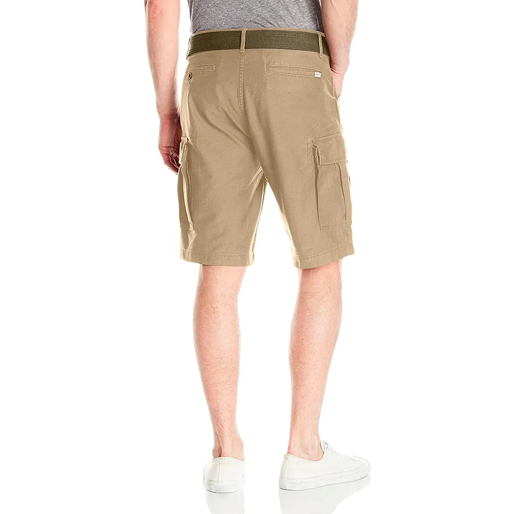 Levi's Men's Shorts Fort Cargo Casual Cotton Belted Waist Multi Pocket Shorts