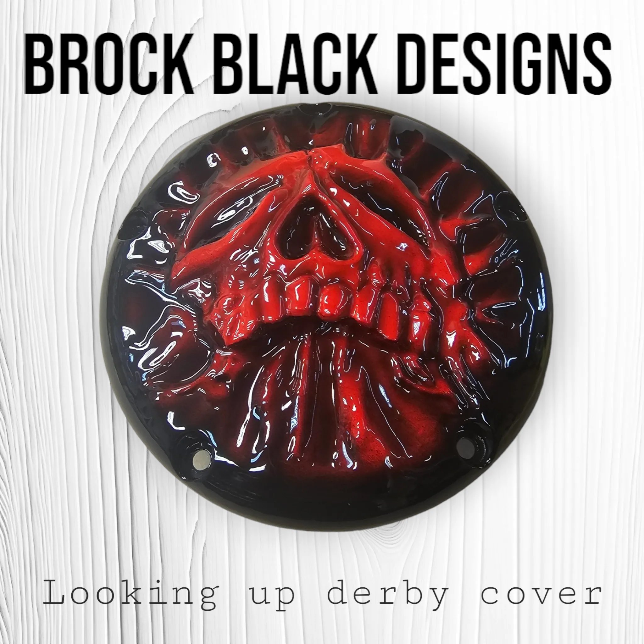 Looking up through on Harley Davidson derby and points cover