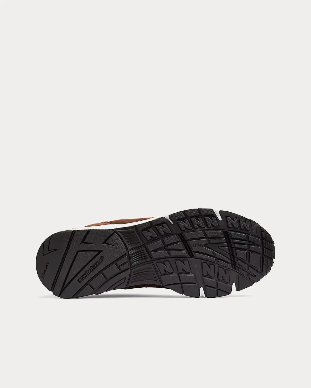 Made in UK 991  Brown with Navy & White Low Top Sneakers