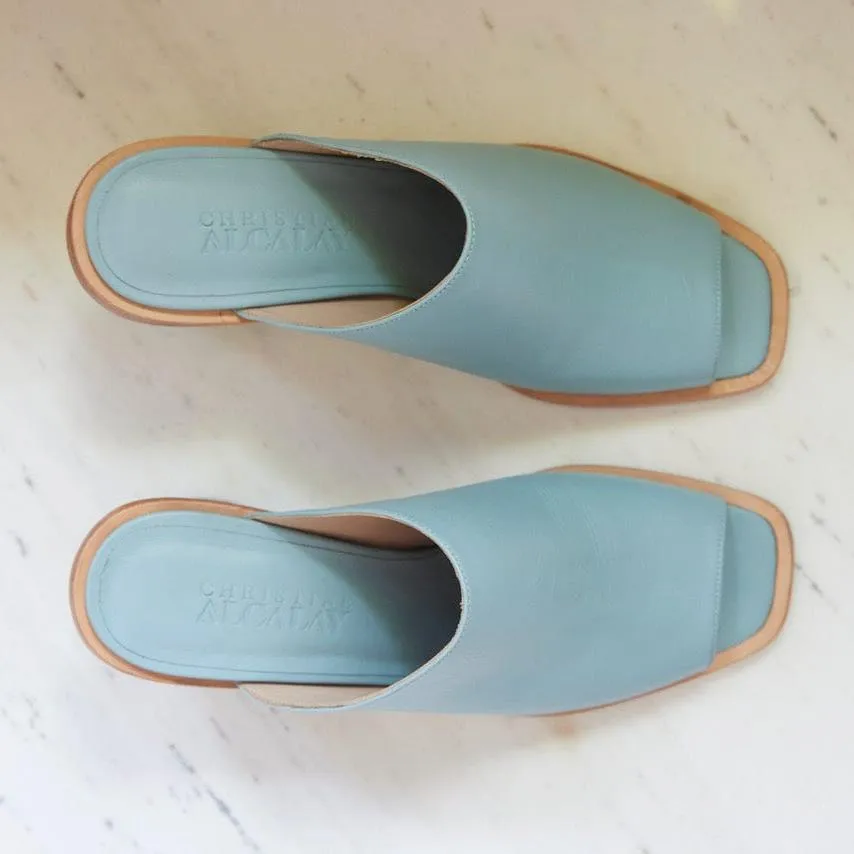 Masha Mule Heel in Sky