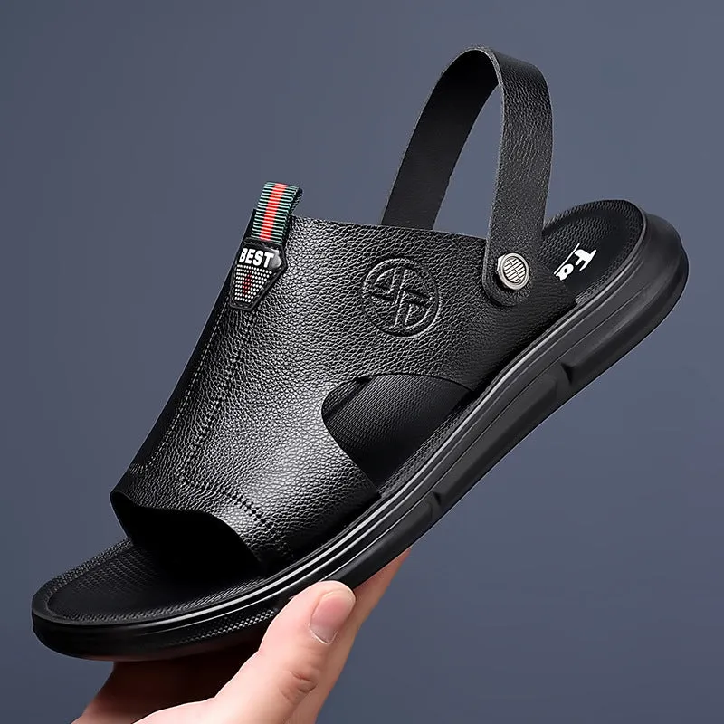 Men's Leather Summer Casual Trendy Sandals