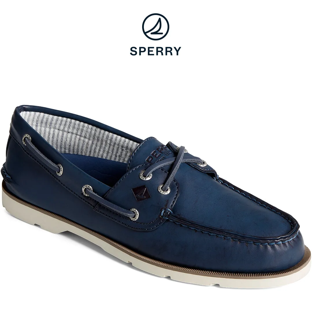 Men's Leeward Boat Shoes Topsider - Navy (STS24103)