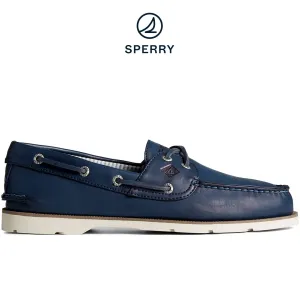 Men's Leeward Boat Shoes Topsider - Navy (STS24103)