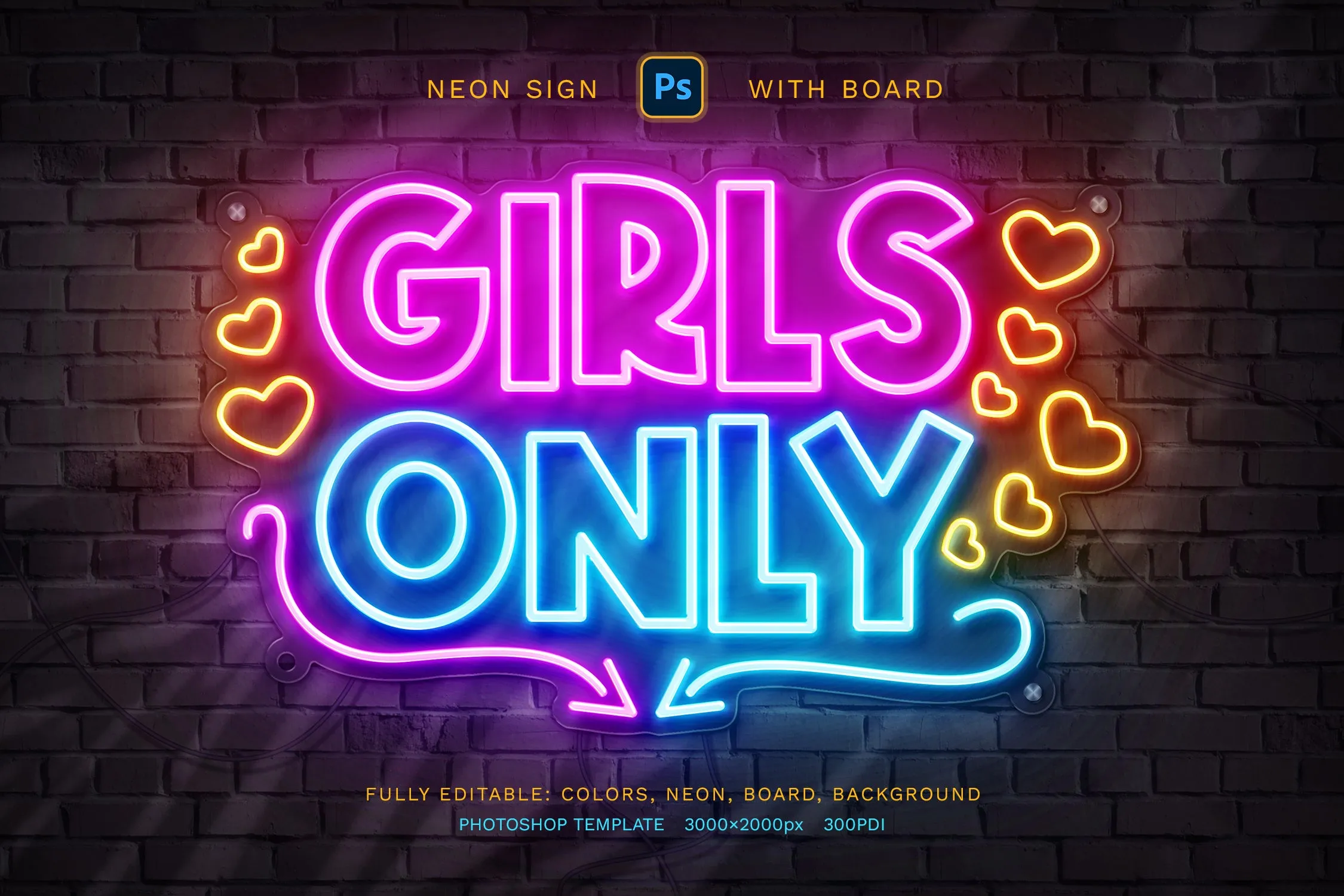 Neon Sign Board