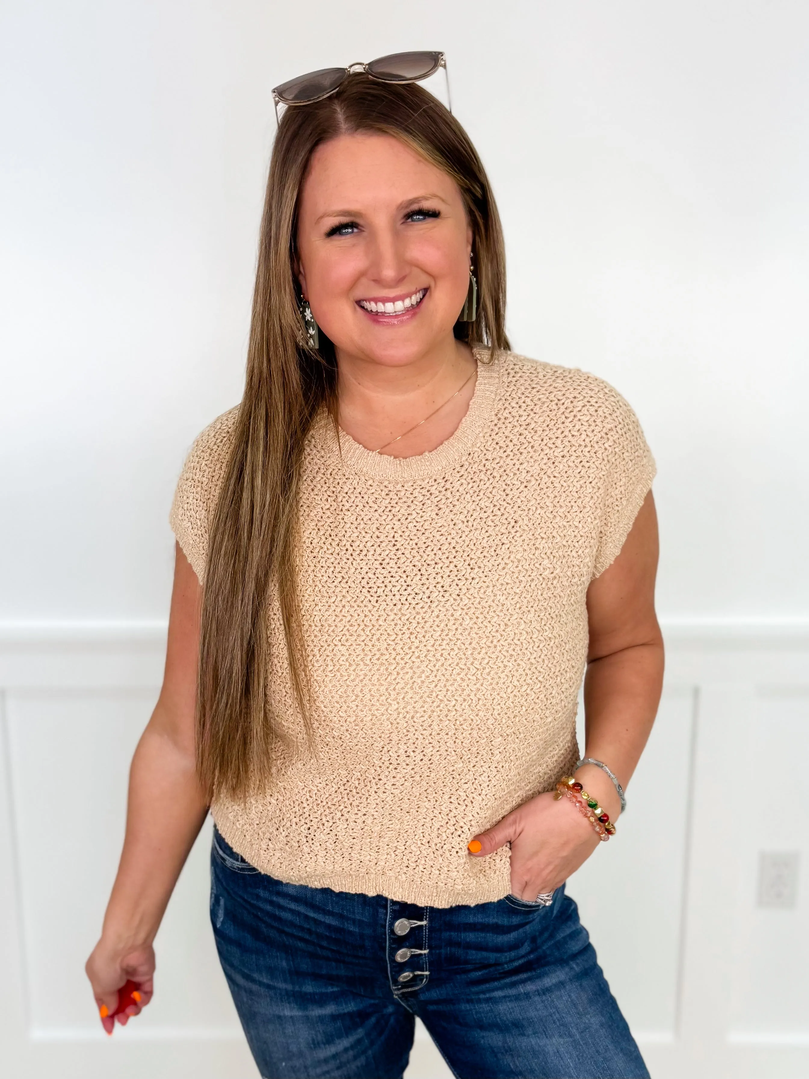 Over Again Cotton Short Sleeve Avery Mae Top - 2 colors!