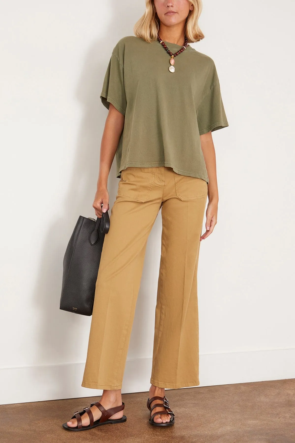 Palmer Tee in Dune Green