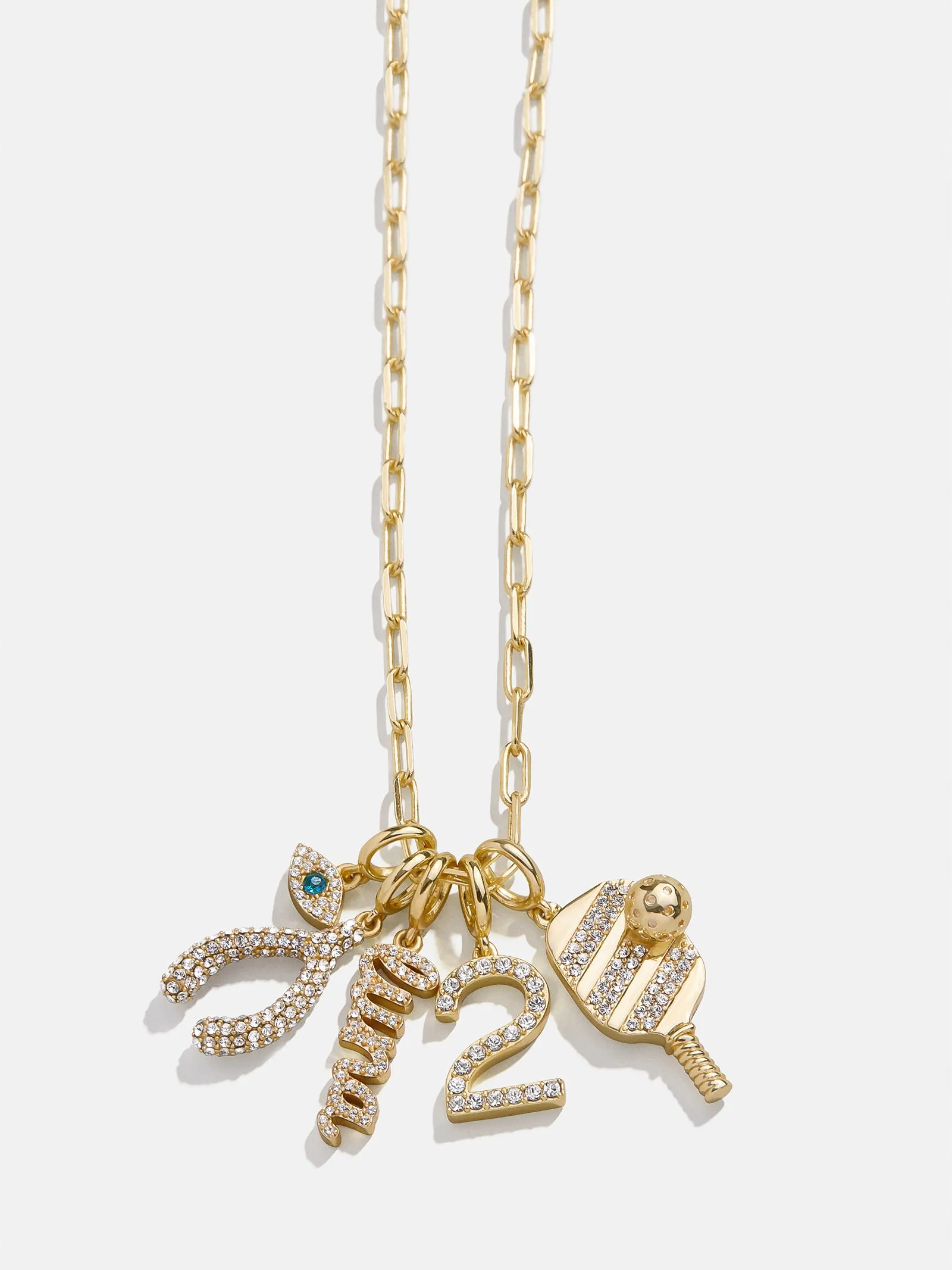 Pavé Number Cluster Charm - 8