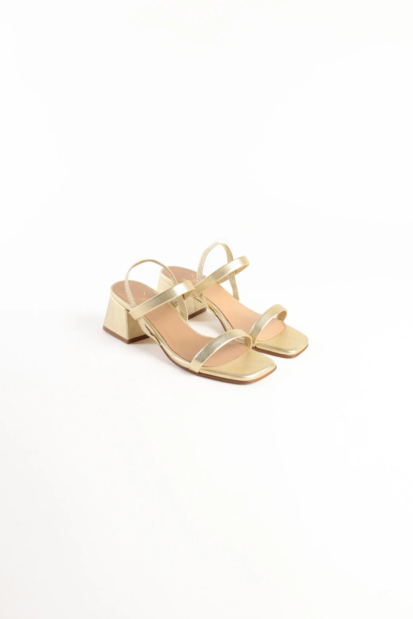 POPPY GOLD - Strappy Heeled Sandal