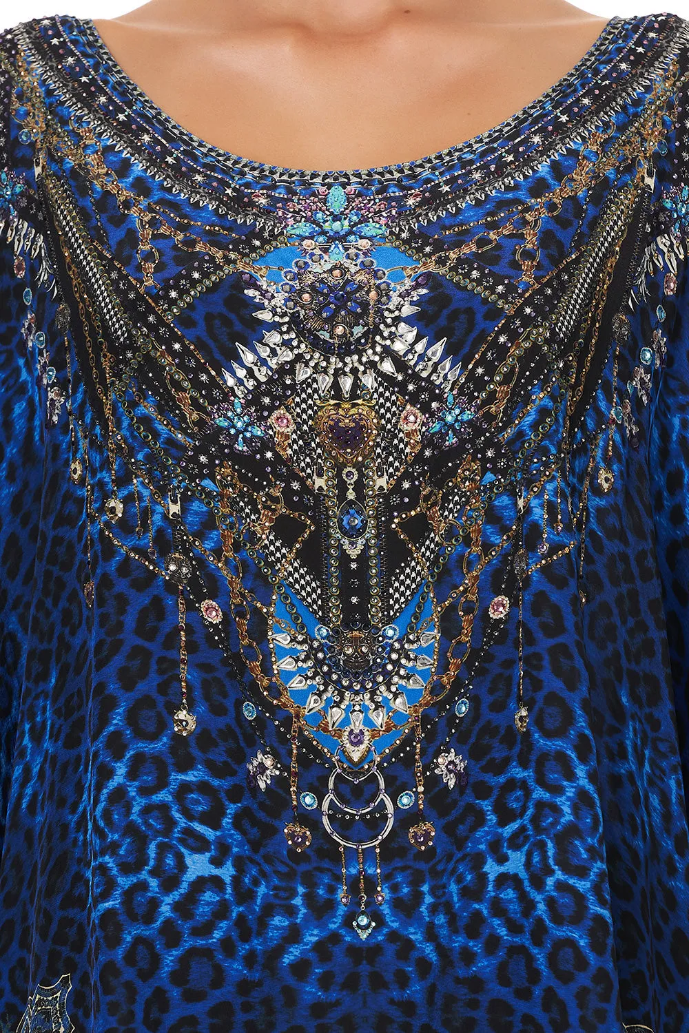 ROUND NECK KAFTAN CAMDEN MOON