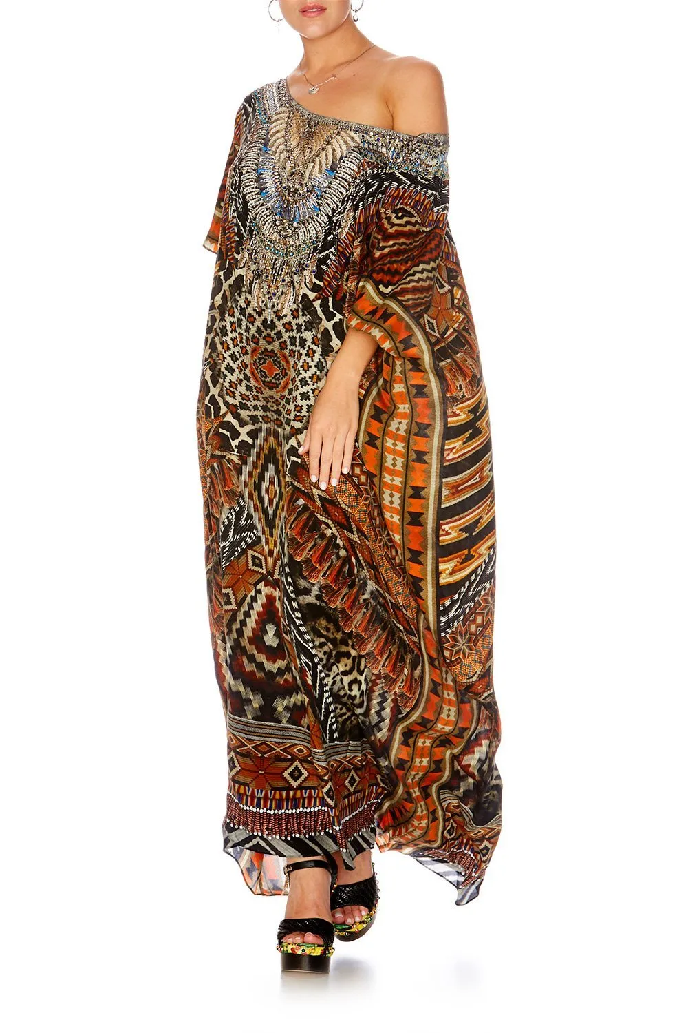 ROUND NECK KAFTAN DAWN OF TIME