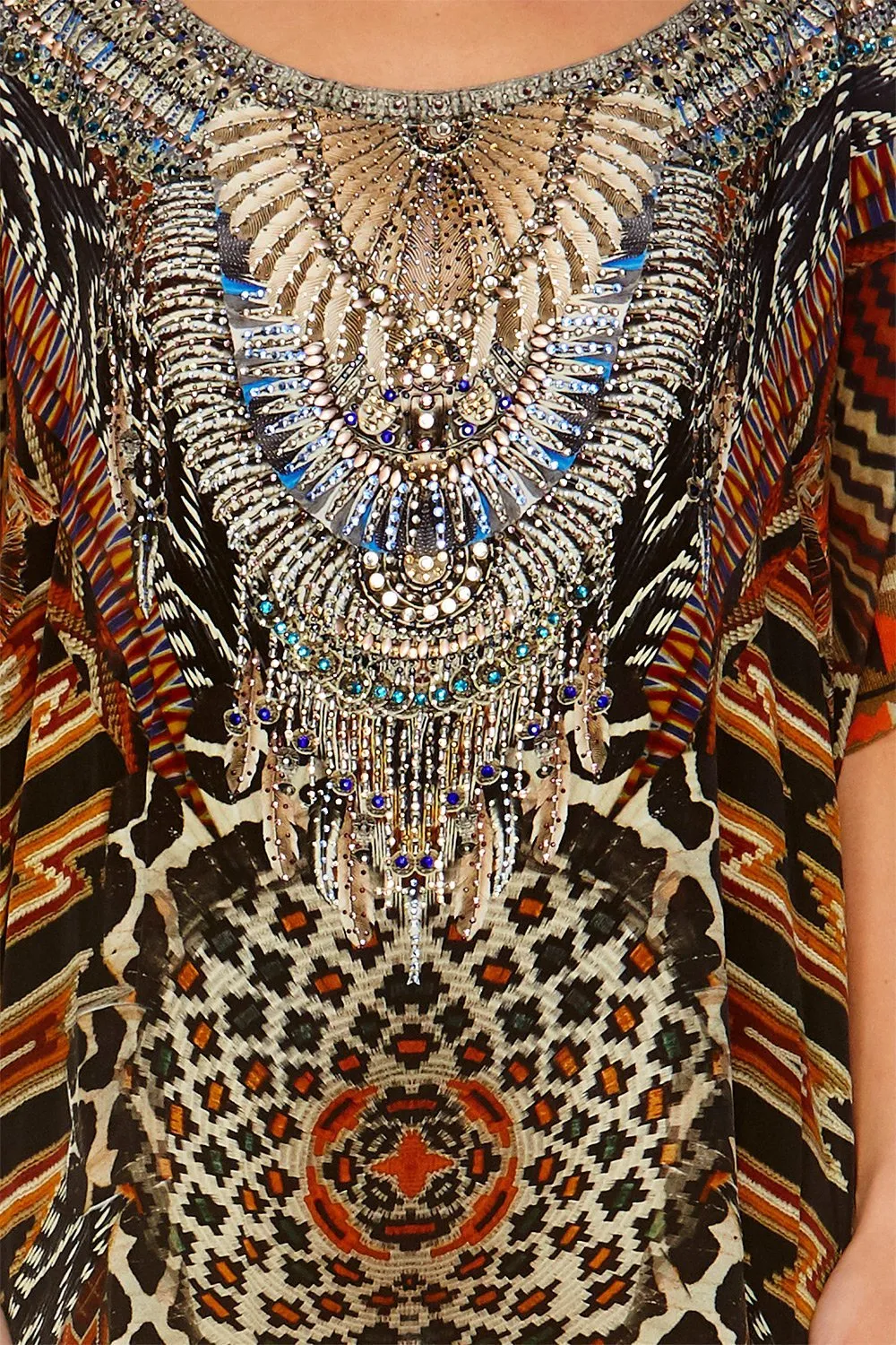 ROUND NECK KAFTAN DAWN OF TIME