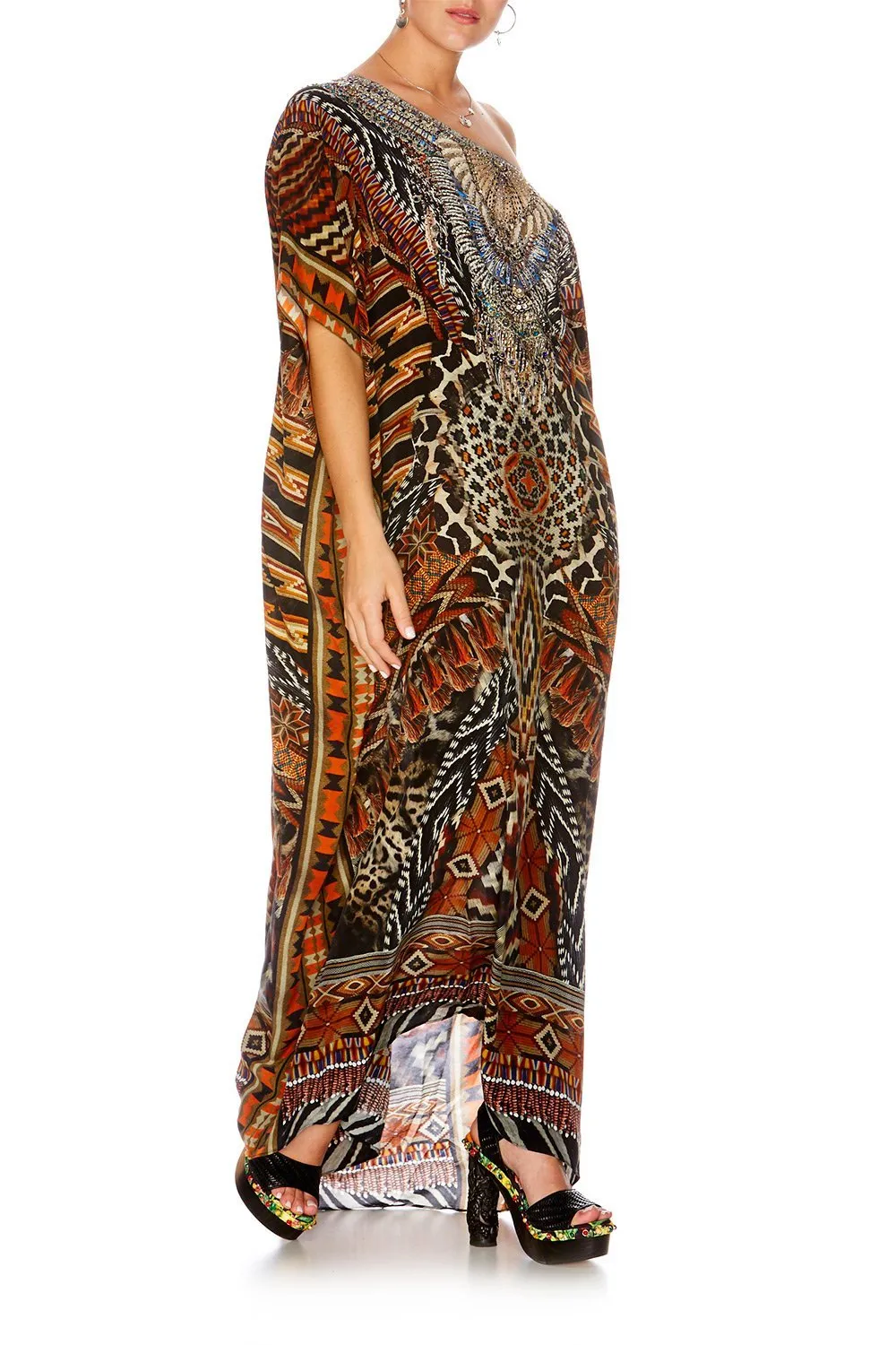 ROUND NECK KAFTAN DAWN OF TIME