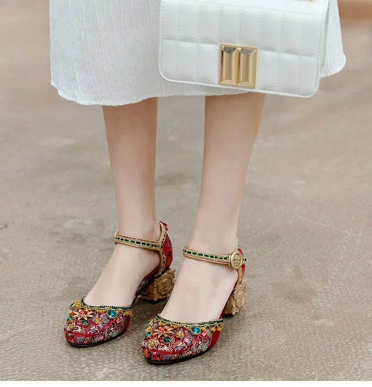 Royal Mary Jane Heels