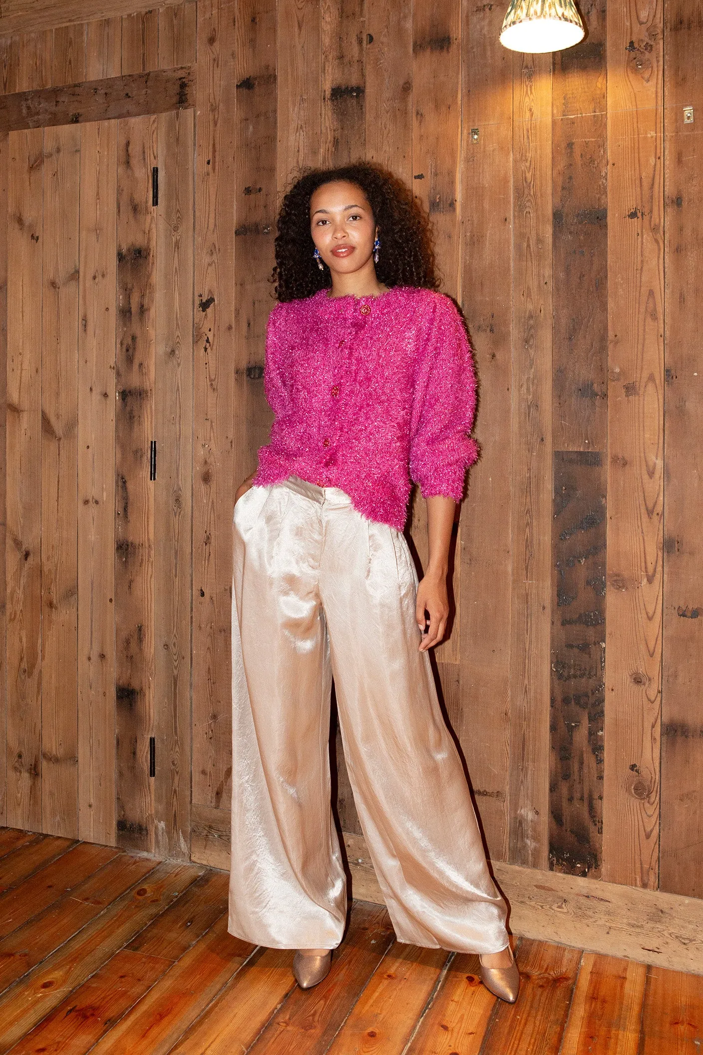 Selene High Waist Trousers - Selected Femme