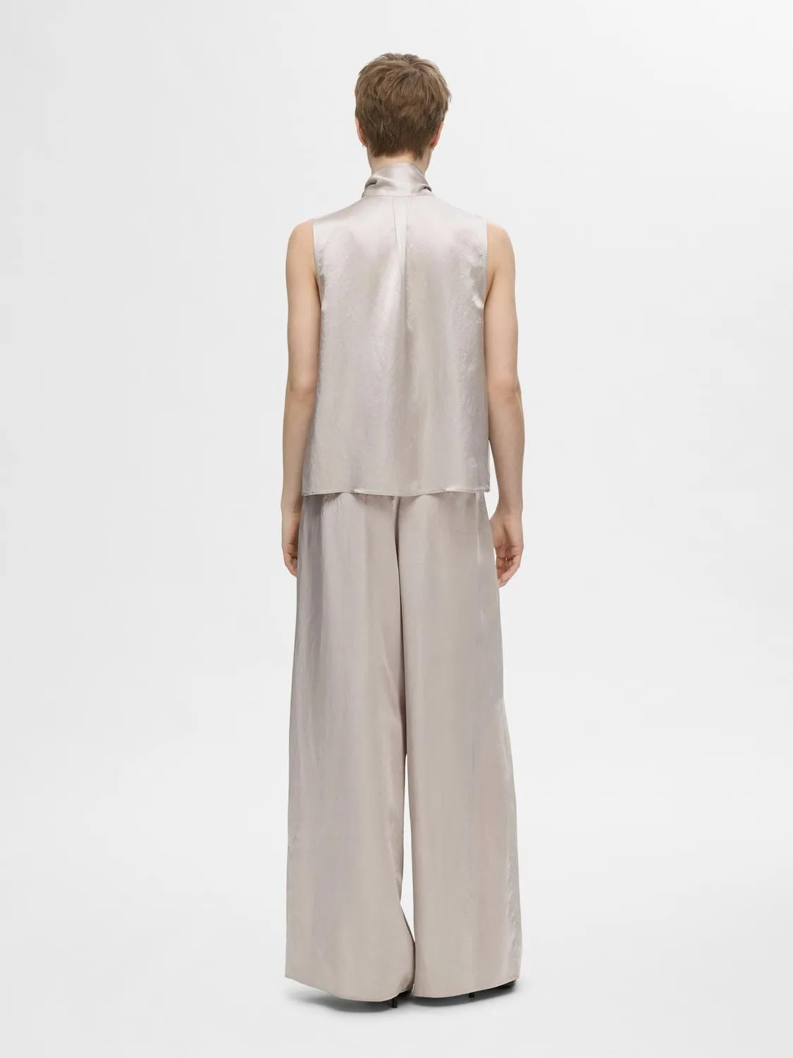 Selene High Waist Trousers - Selected Femme