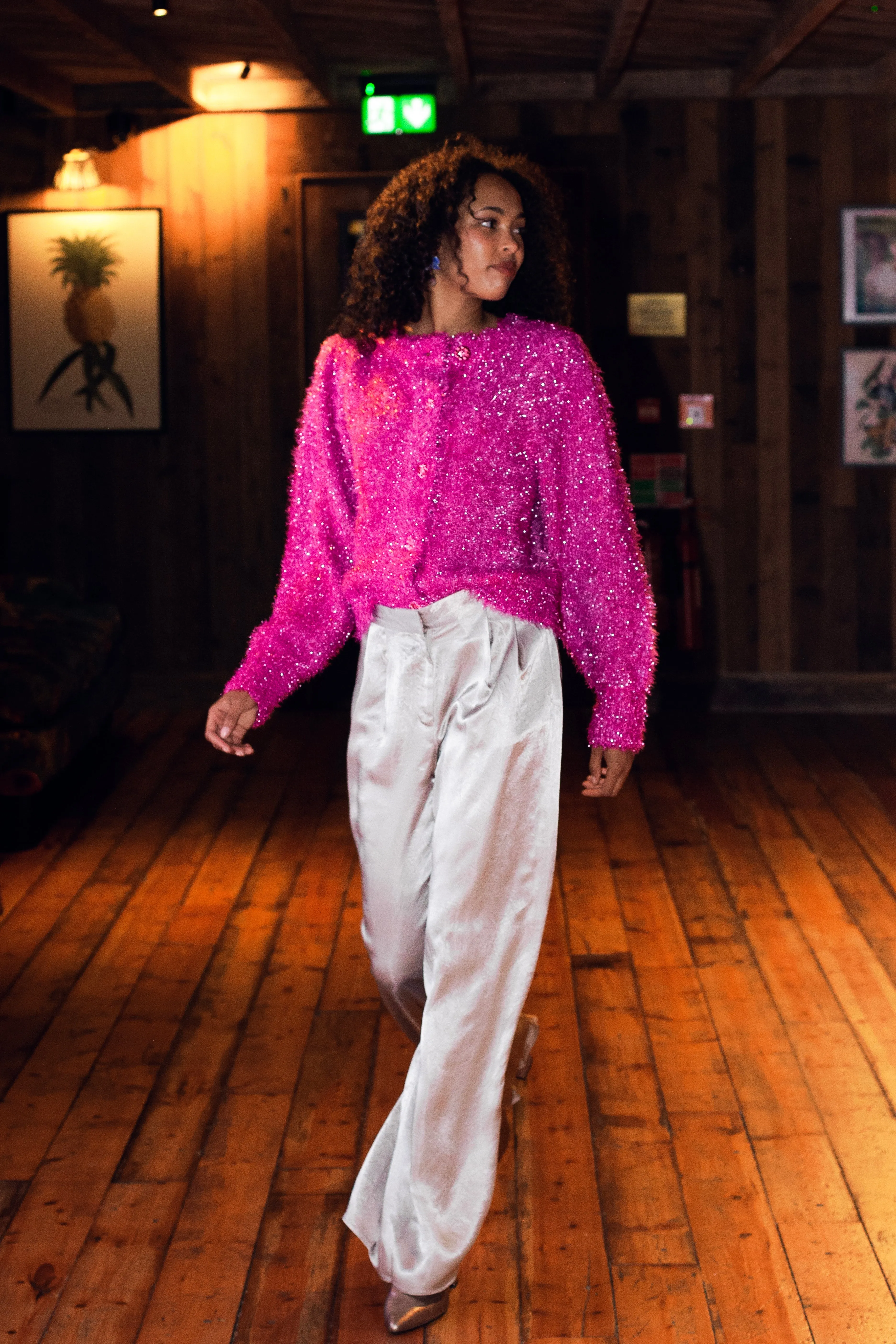 Selene High Waist Trousers - Selected Femme