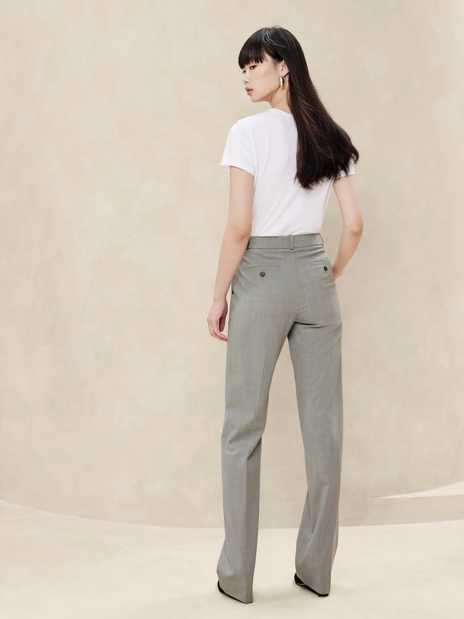 Siena Straight Italian Wool Pant