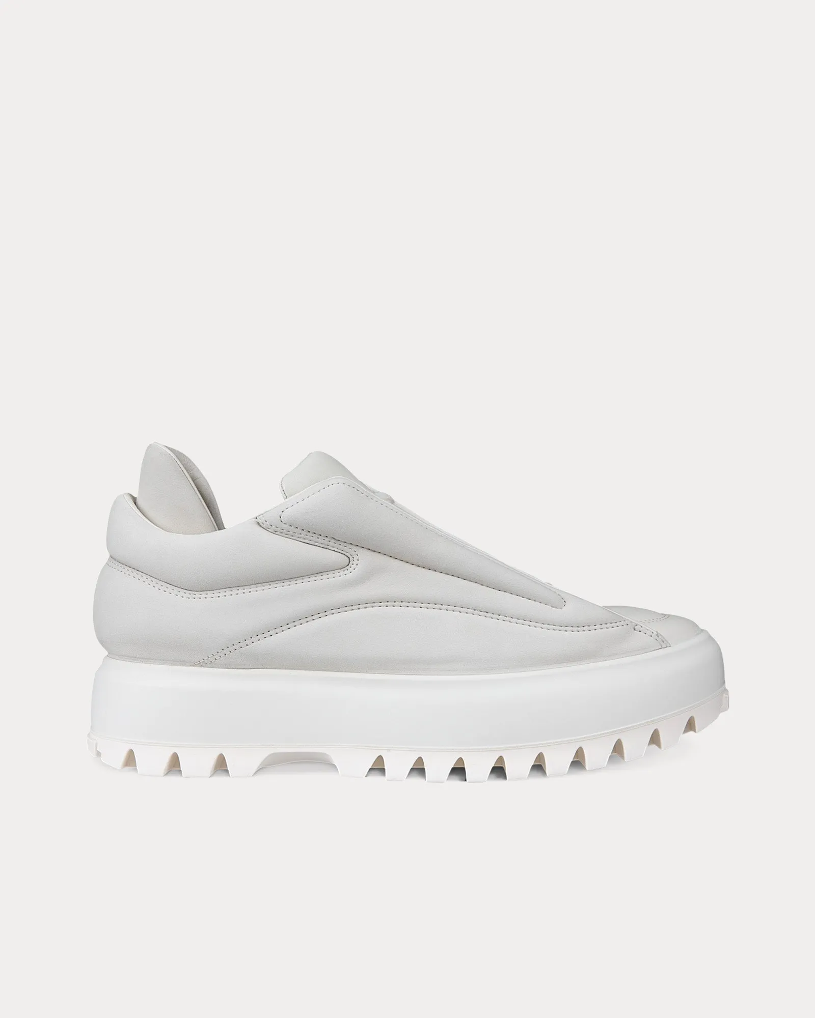 Street Ace Nubuck Shadow White Low Top Sneakers