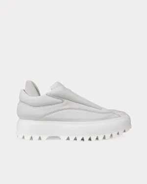 Street Ace Nubuck Shadow White Low Top Sneakers