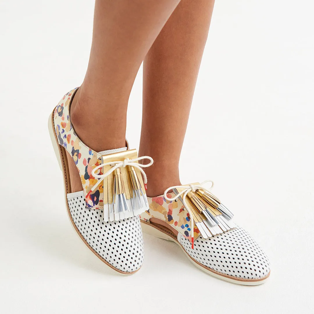 Tassel Soft Gold White